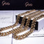 12mm 18K Gold-Plated Classic Miami Cuban Link