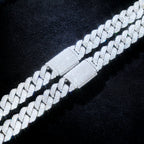 VVS Moissanite 10MM Cuban Link Chain