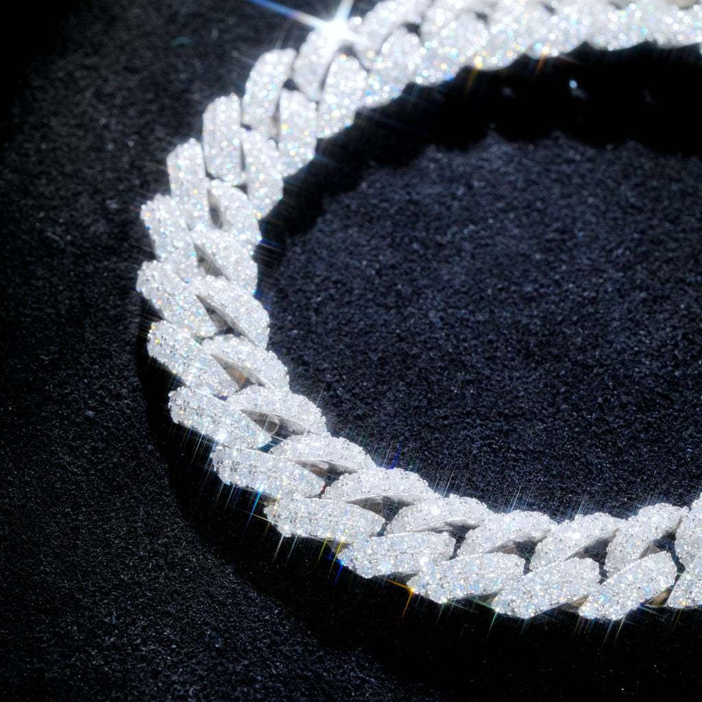 VVS MOISSANITE 10MM CUBAN BRACELET