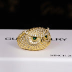 Iced Owl Ring