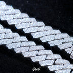 VVS Moissanite 12MM Prong Cuban Link Chain