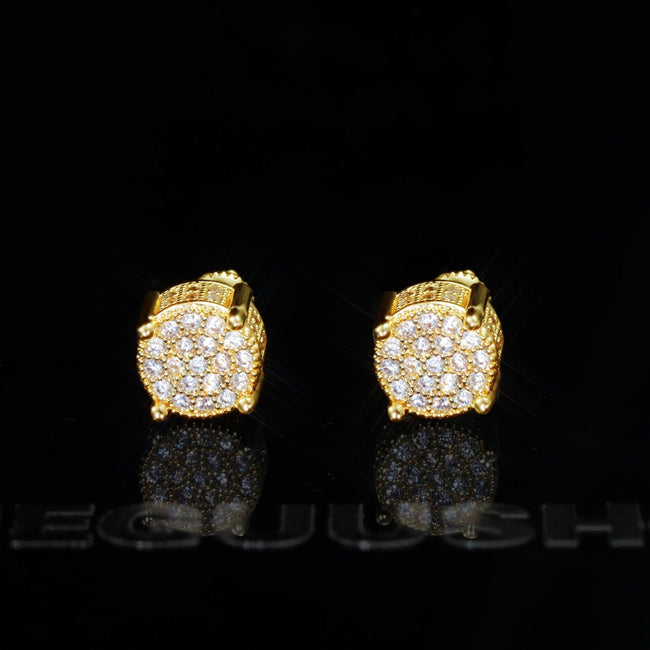 Iced AAA CZ Iced Earrings Hover Image