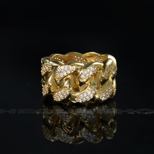 Official Limited 18K Gold-Plated Micro-inlay CZ Ring Main Image