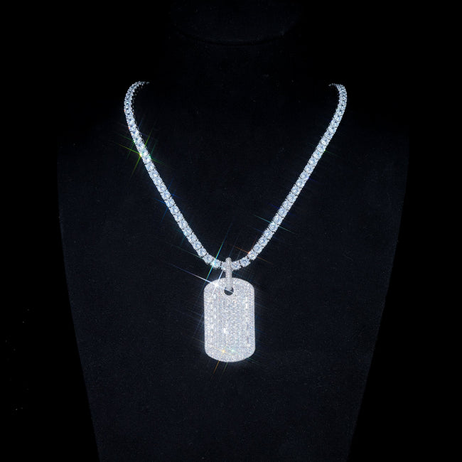 ICED DOG TAG PENDANT Main Image