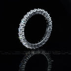 2mm Iced CZ Ripple Micro-inlay Ring