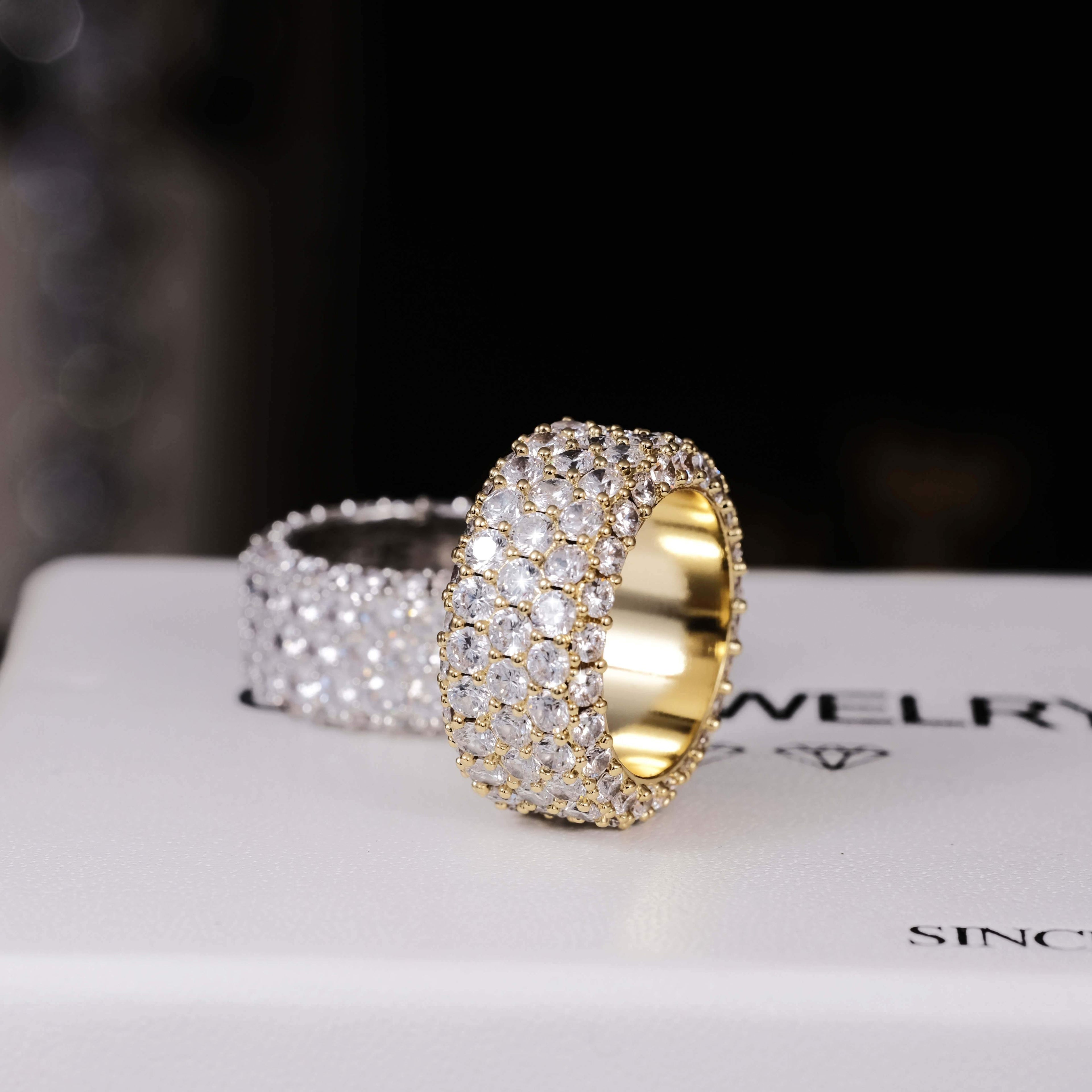 5 Row Eternity Ring