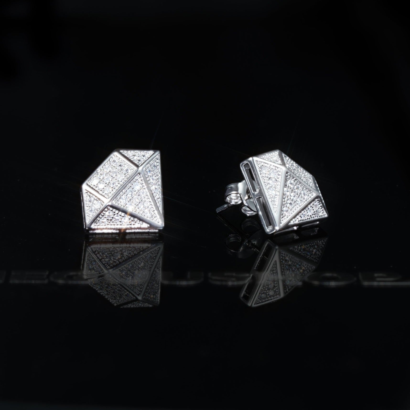 CZ  Environmental Protection Copper Earrings