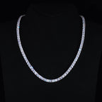 18K Gold-Plated 925 Sterling Silver AAA CZ Necklace