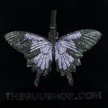 18K Gold-Plated Micro-inlay AAA CZ Butterfly Pendant Necklace