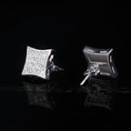 10MM Micro-inlay AAA CZ High Grade Stud Earring
