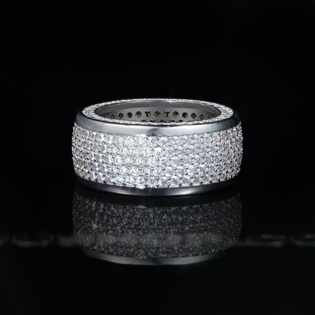 Micro-inlay BlingBling Hip Hop Ring