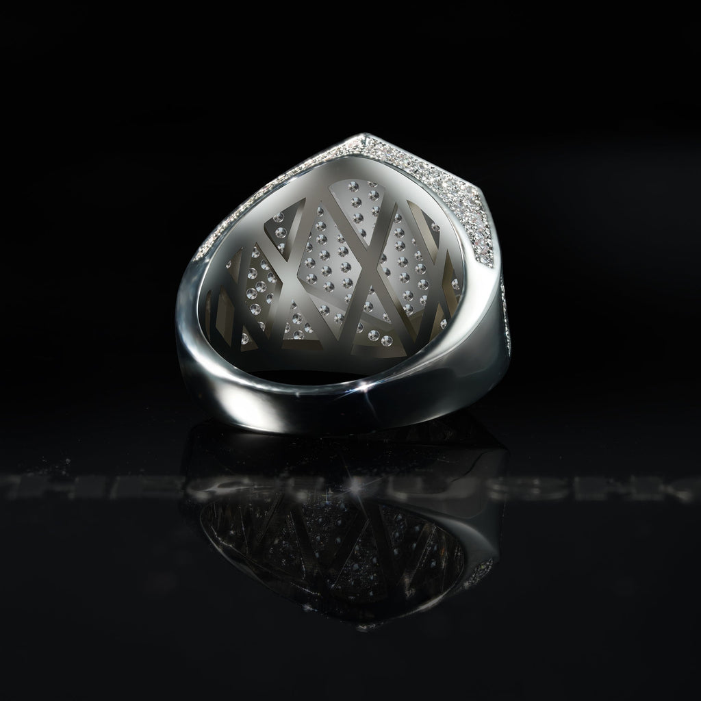 LIMITED STOCK! Micro-inlay CZ Hexagon Gold-Plated Ring