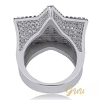 18K Gold-Plated Micro-inlay AAA CZ Pentagram Ring