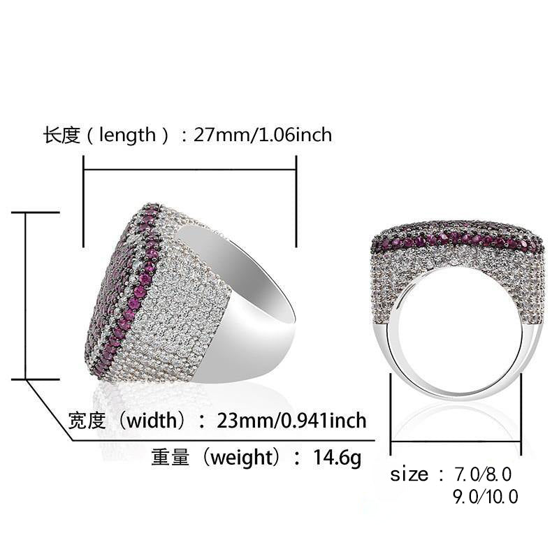 NEW ARRIVAL! 18K Gold-Plated AAA CZ Love Ring