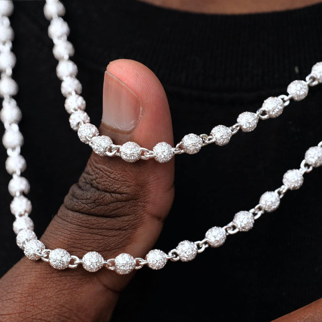 4mm Iced Beads Chain Hover Image