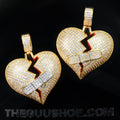 18K Gold-Plated Bandage Heartbreak Necklace