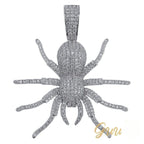 18K Gold-Plated AAA CZ Spider Pendant Necklace