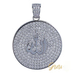 Iced Gold-Plated Retro Religion Islamic Pendant