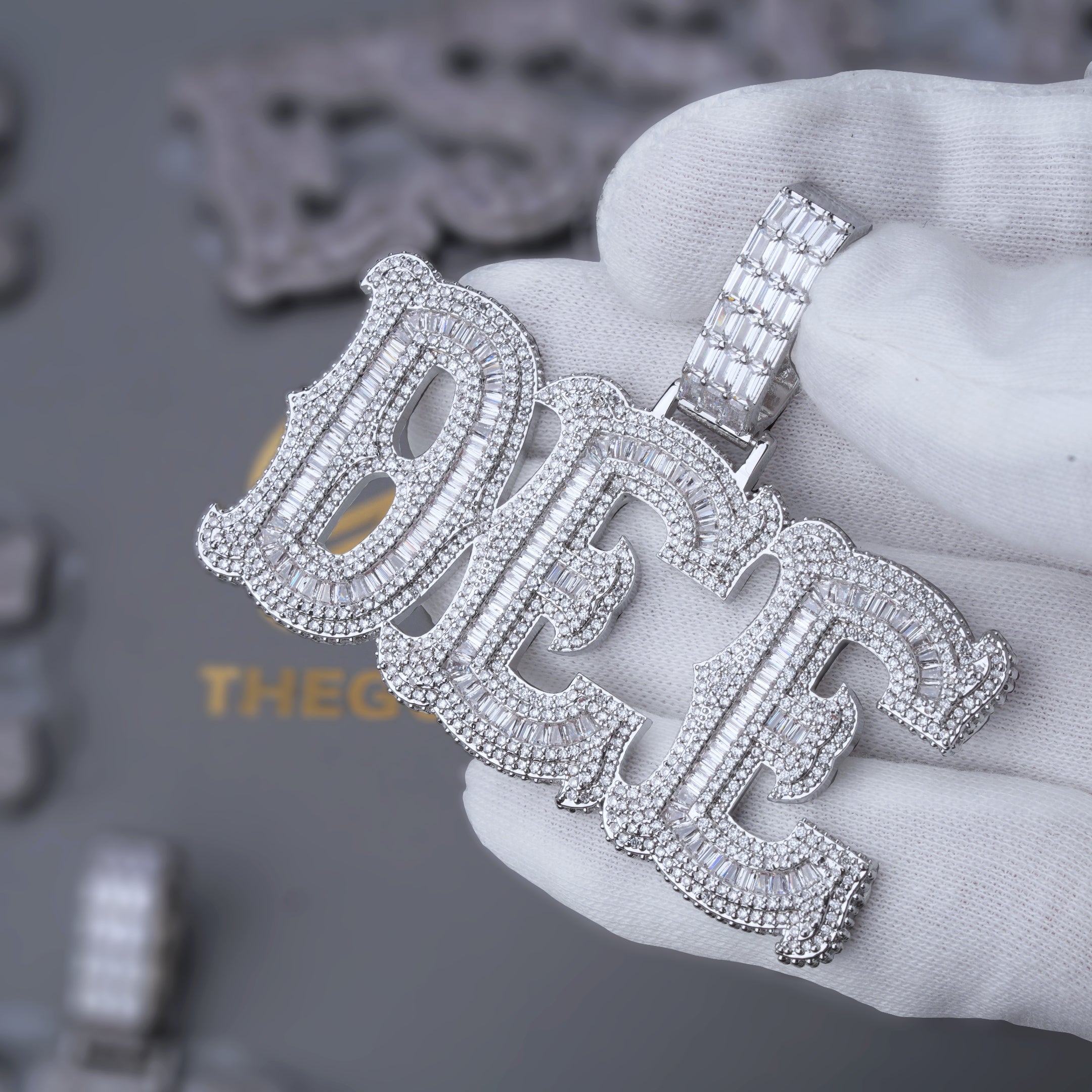 Custom Letters Freibeuter Font Necklace