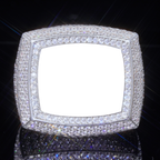 3D CUSTOM PICTURE ICED RING