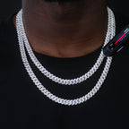 VVS Moissanite 8.5MM Cuban Link Chain