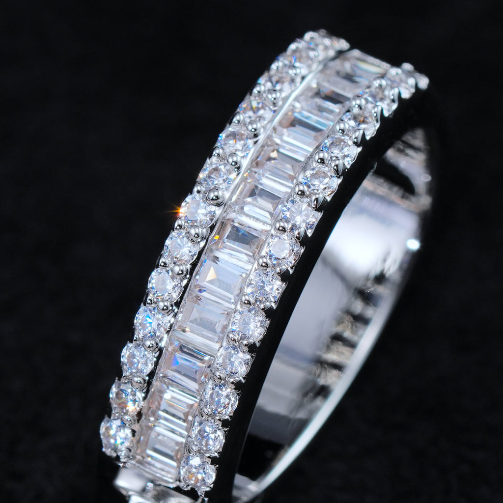 ACE Spade Baguette Iced Necklace