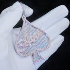 ACE Spade Baguette Iced Necklace