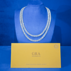 VVS Moissanite 8.5MM Prong Cuban Link Chain