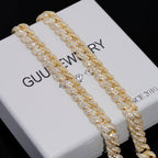10mm Cuban Link Chain in 18K Gold
