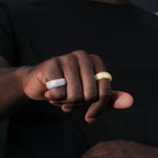 UPDATED 2019 Micro-inlay CZ  Five Rows Ring