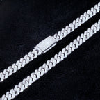 VVS Moissanite 6.5MM Prong Cuban Link Chain