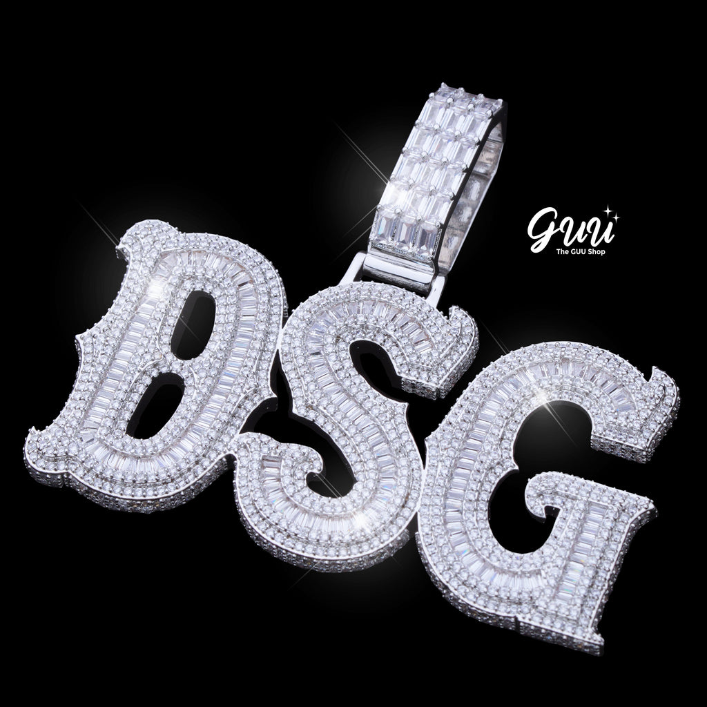 Custom Letters Freibeuter Font Necklace