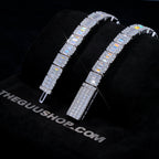 925S & VVS Moissanite 8MM Bageutte Bracelet