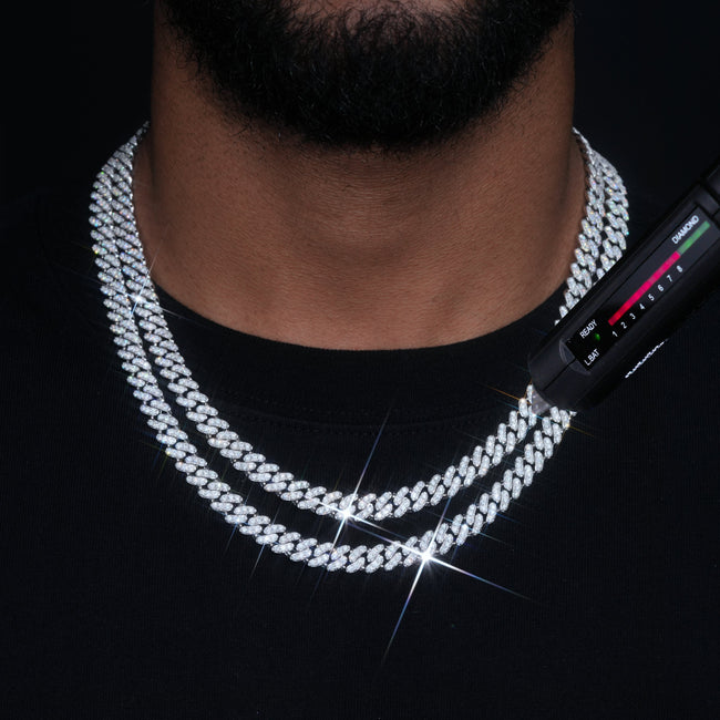 VVS Moissanite 9MM Cuban Link Chain Main Image