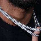 VVS Moissanite 9MM Cuban Link Chain