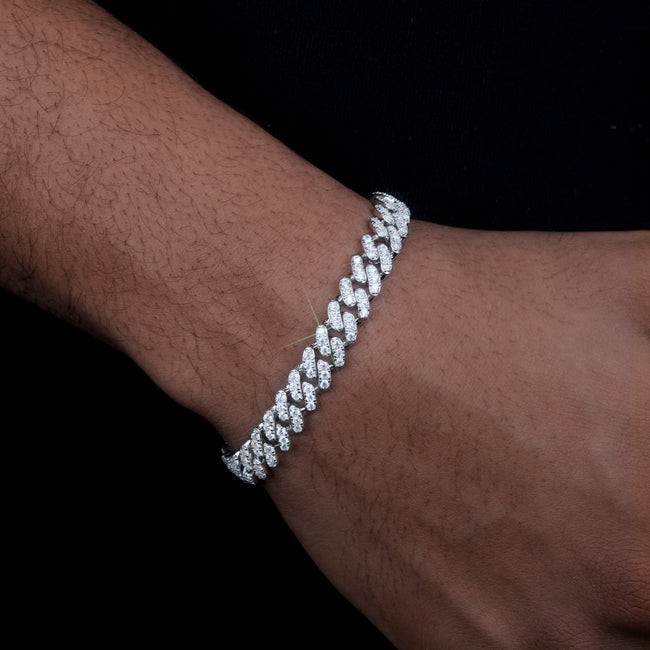 VVS Moissanite 9MM Cuban Bracelet Main Image