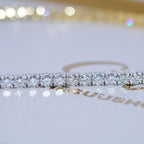 4MM 925S & VVS Moissanite Tennis Bracelet White Gold