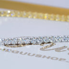4MM 925S & VVS Moissanite Tennis Chain White Gold