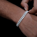 VVS Moissanite 9MM Cuban Bracelet