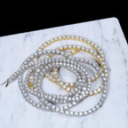 5MM 925S & VVS Moissanite Tennis Chain White Gold
