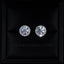 2.00 Carat Certified VVS1 Moissanite Halo Earrings