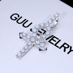 4.81 Carat VVS Moissanite Ankh Necklace