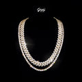 Bundle 14MM Prong Cuban + 5MM Tennis In Gold