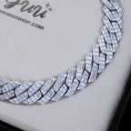 20mm Full Baguette Prong Cuban Chain