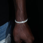 VVS Moissanite 6.5MM Prong Cuban Bracelet