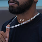 8mm Signature Cuban Link in White Gold
