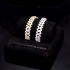 VVS Moissanite 12MM Prong Cuban Bracelet