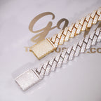 VVS Moissanite 12MM Prong Cuban Bracelet