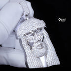 925S & VVS Moissanite Jesus In White Gold