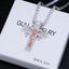 Jesus Crucifix Baguette Cross Necklace